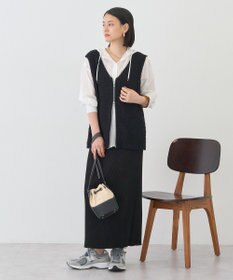 AMERICAN HOLIC ダブルZIPシャギーニットベスト