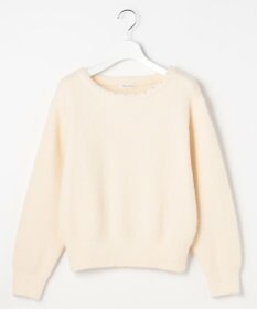 Feroux パール付きシャギー ニット