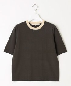 自由区 S 【アンサンブル対応・洗える】ウールシルク5分袖 ニット