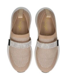 Bridget Birkin 【Bridget Birkin】ベルトストーンニットスニーカー