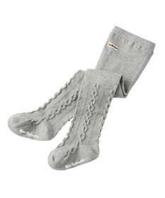 MIKI HOUSE HOT BISCUITS 【70-120cm】 ケーブル柄タイツ