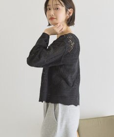 AMERICAN HOLIC クロシェニットカーディガン