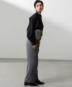 Y'SACCS ナイロン×リサイクルレザー　コンビマルチポシェット