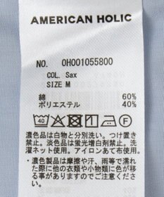 AMERICAN HOLIC イージーケアハイネックシャツ