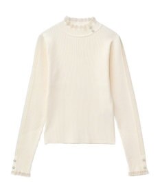 Green Parks ・ｓｗｉｎｇ　ｂｙ　シフォンフリルリブハイネック