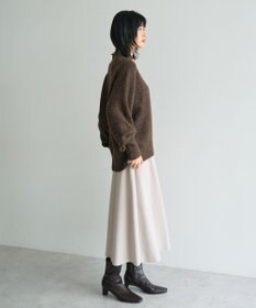 YECCA VECCA メルトンジャージーAラインスカート