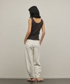 GRACE CONTINENTAL テレコノースリーブトップ