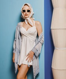 San-ai Resort（三愛水着楽園） クロシェ羽織　F　　【San-ai Resort（サンアイリゾート）】