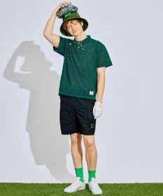 PW CIRCULUS 【手洗い可能】【UNISEX】ニットメッシュポロ ゴルフ
