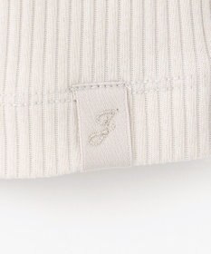 J.PRESS LADIES 【洗える】リブ ノースリーブ カットソー