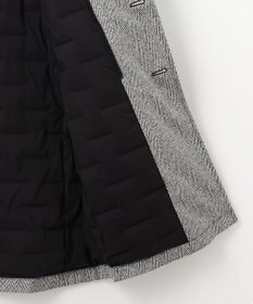 JOSEPH ABBOUD 【撥水/ダウン/ライナー取り外し可能】インターレースヘリンボン コート
