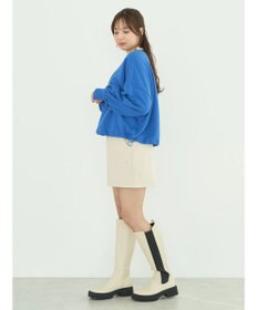 earth music&ecology 裏毛ドロストプルオーバー