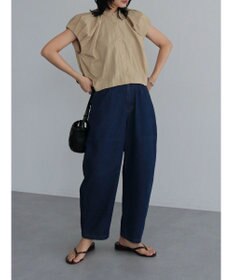 Green Parks デザイン切替カーブパンツ