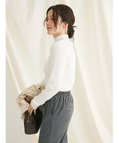 CRAFT STANDARD BOUTIQUE ウォッシャブルリブタートルニットプルオーバー