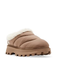 STEVE MADDEN FIRE PLACE 厚底キルティングファーシューズ