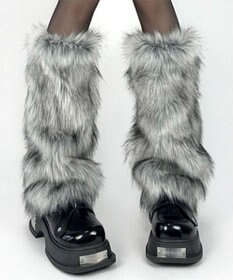 WEGO ミックスカラーファーレッグカバー2