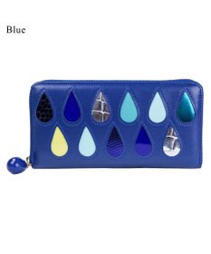 tsumori chisato CARRY ドロップス　ラウンドファスナー長財布 【かわいいデザイン！本革のやわらかな風合い】