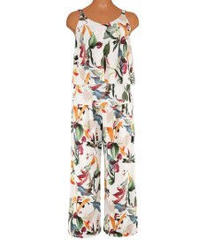 San-ai Resort（三愛水着楽園） ロングパンツセット　13L・15L　【Coral veil（コーラルヴェール）】