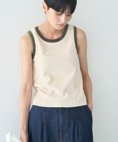 AMERICAN HOLIC 配色ベロアタンクトップ