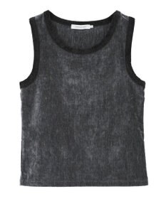 AMERICAN HOLIC 配色ベロアタンクトップ