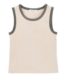 AMERICAN HOLIC 配色ベロアタンクトップ