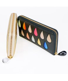 tsumori chisato CARRY ドロップス　ラウンドファスナー長財布 【かわいいデザイン！本革のやわらかな風合い】