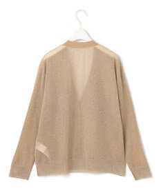 ICB L 【洗える】 マーセライズコットンシアー カーディガン