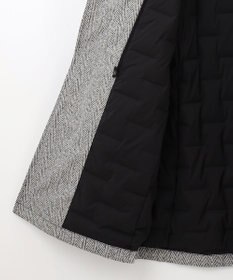 JOSEPH ABBOUD 【撥水/ダウン/ライナー取り外し可能】インターレースヘリンボン コート