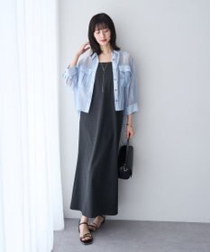 YECCA VECCA 【2点SET】ミリタリーシアーシャツセットキャミワンピース