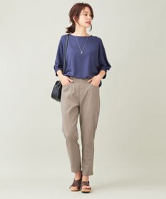 ANY 【ウエストゴム/ストレッチ/UVカット】大人の7daysデイリー パンツ