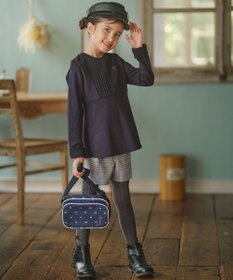 組曲 KIDS 【150-160cm】Chocolat de check キュロット