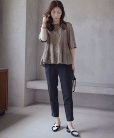 組曲 S 【ご好評につき追加生産！】ジョーゼットジャージースタイルアップ パンツ