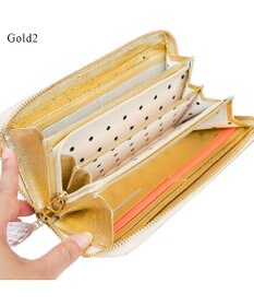 tsumori chisato CARRY ドロップス　ラウンドファスナー長財布 【かわいいデザイン！本革のやわらかな風合い】