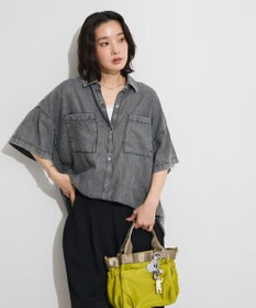 Green Parks 半袖シアーデニムシャツ