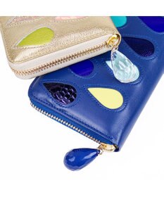tsumori chisato CARRY ドロップス　ラウンドファスナー長財布 【かわいいデザイン！本革のやわらかな風合い】