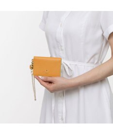 LANVIN en Bleu リム リール付き2面パスケース