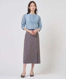 J.PRESS LADIES シアーピンストライプ カットソー