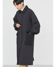 AMERICAN HOLIC キルポカ異素材Ｍｉｘロングコート