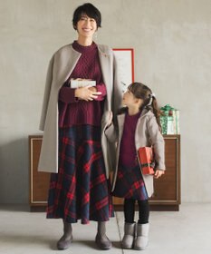 ANY KIDS 【手洗いOK】ウールライクコート