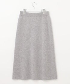 自由区 【洗える】ウールカシミヤブレンド ニットスカート
