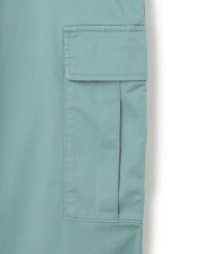 J.PRESS YORK STREET 【UNISEX】サテンストレッチ イージーカーゴパンツ