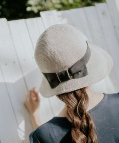 MOONBAT 【遮光98%以上/UPF50＋/UVカット】洗えるペーパーブレード前後差クロッシェ 手洗いOK/サイズ調整可能/抗菌防臭加工