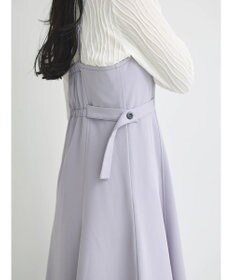 earth music&ecology サイドベルトフレアワンピース