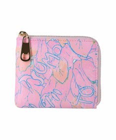tsumori chisato CARRY 葉っぱ Lファスナー2つ折り財布