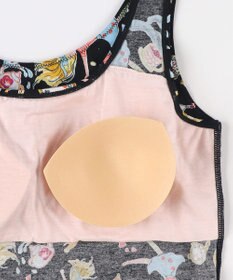 tsumori chisato SLEEP ツモリチサト インナー 綿混ベア天竺素材(身生地) パッド付き ノースリーブ タンクトップ レディース UCX565/ワコール