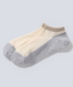 WHITE MAILS 【UNISEX】PAPER  COLOR BLOCK ANKLE ソックス