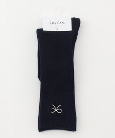 ANY KIDS 【日本製】リボン 刺繍 ハイソックス