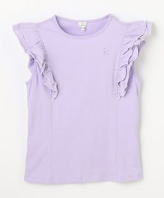 組曲 KIDS 【150-160㎝】 フルールフリルTシャツ
