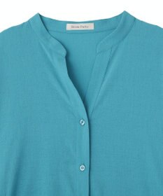 Green Parks 半袖シアースキッパーシャツワンピース