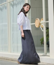 #Newans 【イージーケア】タックスリーブショート丈シャツ